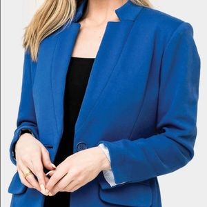Gibson Notch Collar Blazer - Blue - Like New